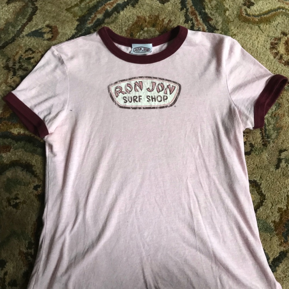 Vintage, barley worn Ron Jon T-shirt.